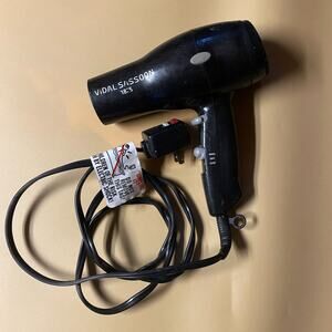 Hair Dryer Vidal Sassoon 1875 Black Model VSDR5524 Blow Dryer Works Well 2 Speed